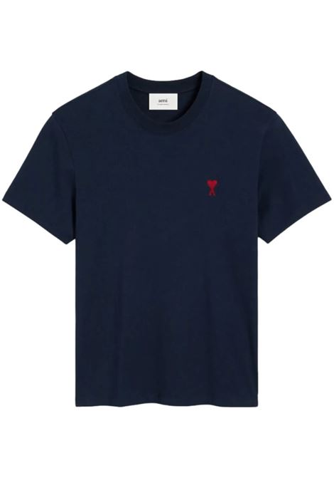 t-shirt adc uomo blu AMI PARIS | BFUTS035.724430